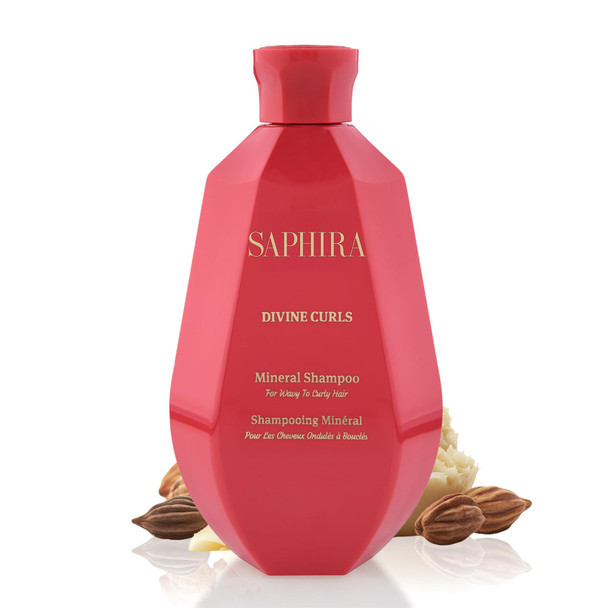Saphira Divine Curls Shampoo with Dead Sea Minerals – Curl Defining Shampoo for Wavy & Curly Hair