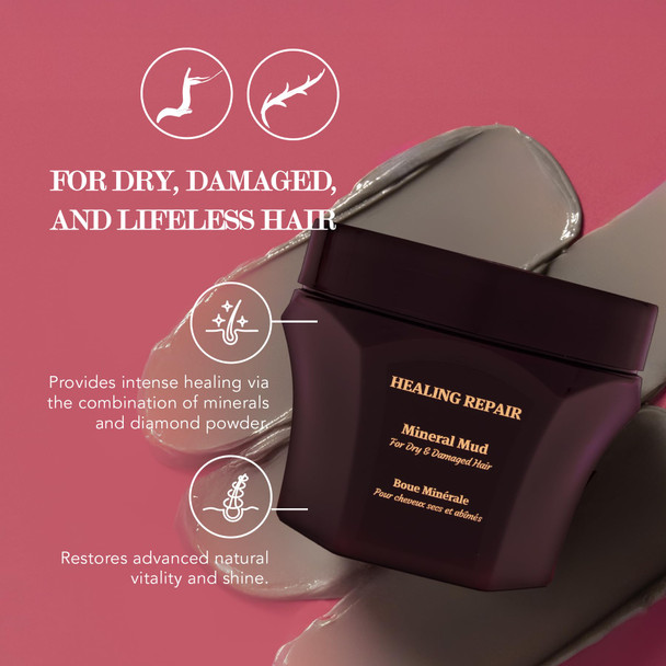 Saphira Healing Repair Mud Hair Mask with Dead Sea Minerals