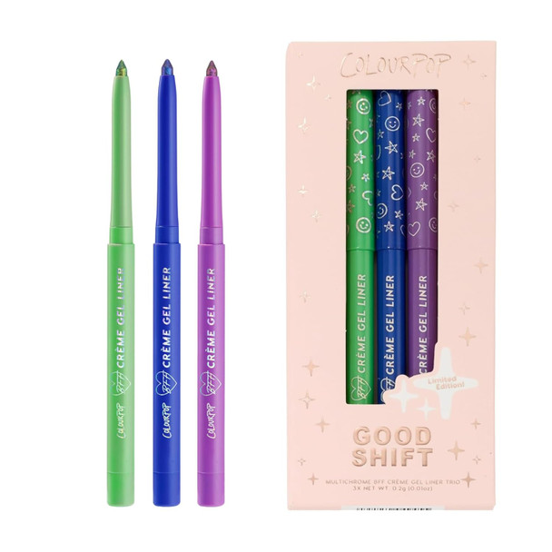 ColourPop Crème Gel Waterproof Chrome Eyeliner - 18HR Wear Ultra-Pigmented Eyeliner Pencil with Matte & Metallic Finishes - Smudge-Proof Vegan & Cruelty-Free