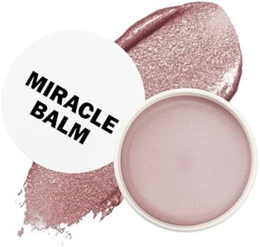 Miracle Glow Balm Hydrating Tinted Cream Blush Multi Use Glow Face Balm Makeup for Cheek & Eye & Lip Tint Creamy Lightweight Blendable Highlighter Blusher