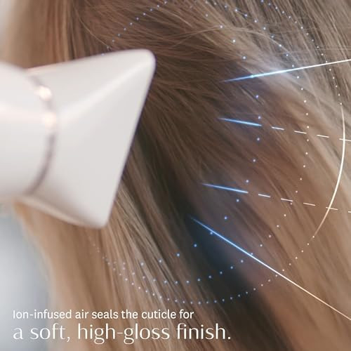 T3 AireLuxe Ionic Hair Dryer and Styling Set, Professional Blow Dryer for Frizz-Free Fast Drying, 5 Heat & 3 Speed Settings, Cool Shot, Paddle Brush & 2.5" Round Brush for All Hair Types