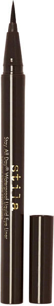 Stila Waterproof Liquid Eye Liner, Stay All Day Makeup with Fine Brush Tip Lasting Satin Finish, Smudge-Proof & Transfer-Resistant