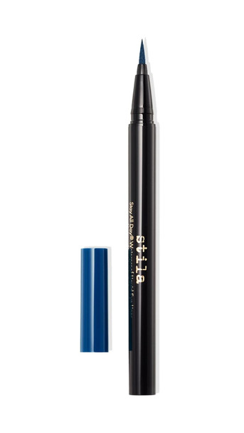 Stila Waterproof Liquid Eye Liner, Stay All Day Makeup with Fine Brush Tip Lasting Satin Finish, Smudge-Proof & Transfer-Resistant