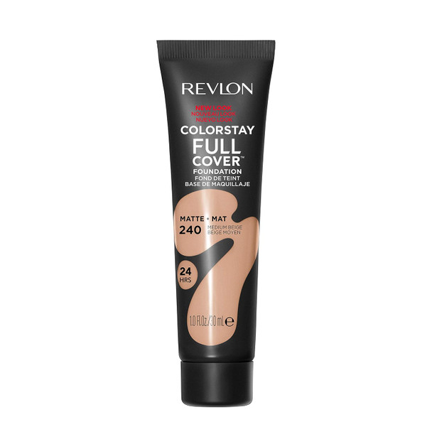 Revlon ColorStay Full Cover Longwear Matte Foundation Heat & Sweat Resistant Lightweight Face Makeup