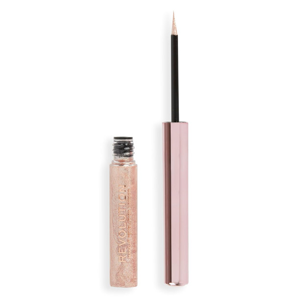 Makeup Revolution, Super Flick Liquid Eyeliner, Highly Pigmented - 0.08 fl. Oz