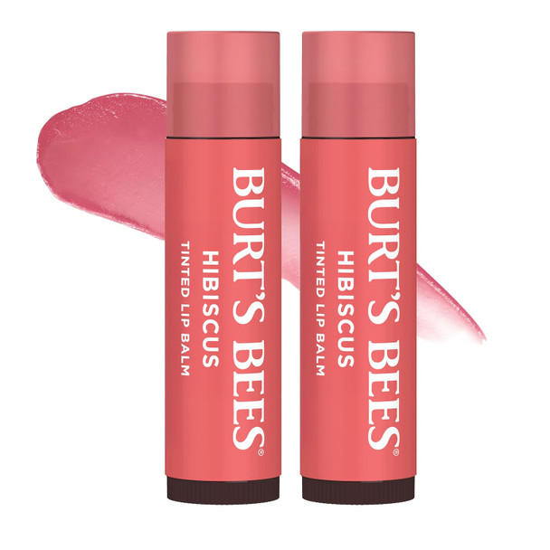 Burt's Bees Lip Tint Balm with Long Lasting 2 in 1 Duo Tinted Balm Formula - 2 Count