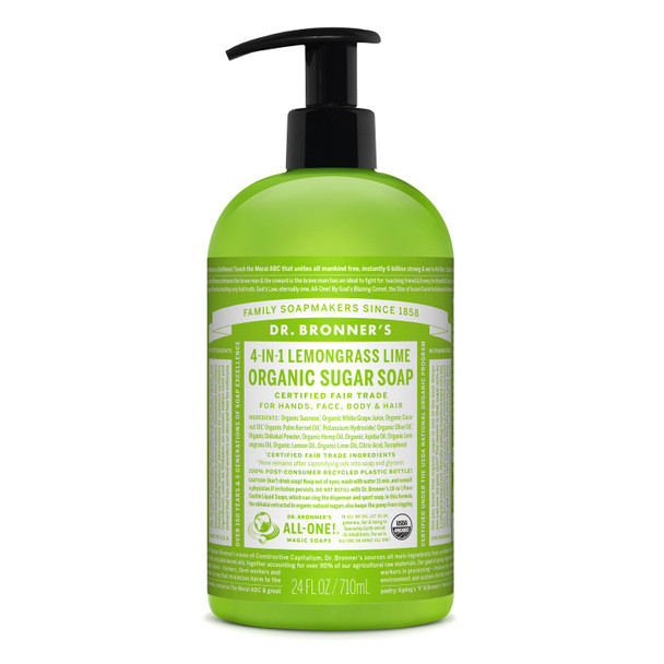 Dr. Bronner's - Organic Sugar Soap -24 Fl Oz