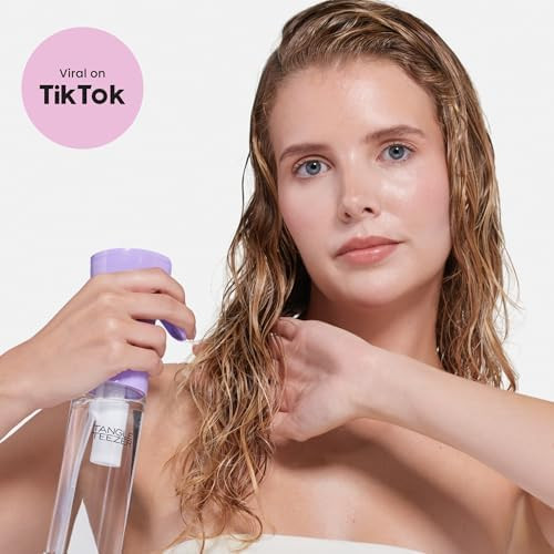 TANGLE TEEZER Fine Mist Continuous Spray Bottle, Reusable and Refillable, for Hair Detangling and Styling