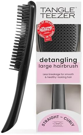 Tangle Teezer Large Ultimate Detangler Hairbrush for Wet & Dry Hair Eliminates Knots & Reduces Breakage for Long Thick & Curly Hair Types
