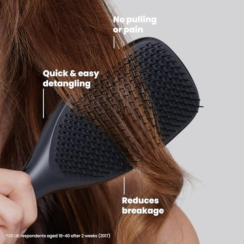 Tangle Teezer Large Ultimate Detangler Hairbrush for Wet & Dry Hair Eliminates Knots & Reduces Breakage for Long Thick & Curly Hair Types
