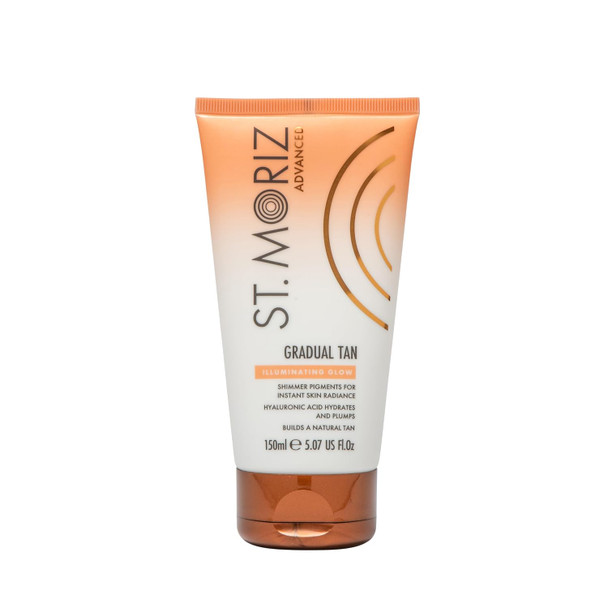 St. Moriz Professional Medium Instant Tan 1 Day Wash Off Fake Tan Lotion with Aloe Vera and  Vitamin E  Fast-Drying Transfer-Resistant Vegan 150ml