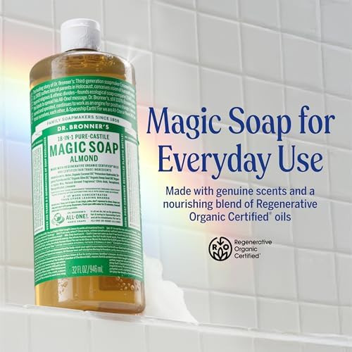 Dr. Bronner's Pure-Castile Magic Liquid Soap (Almond)