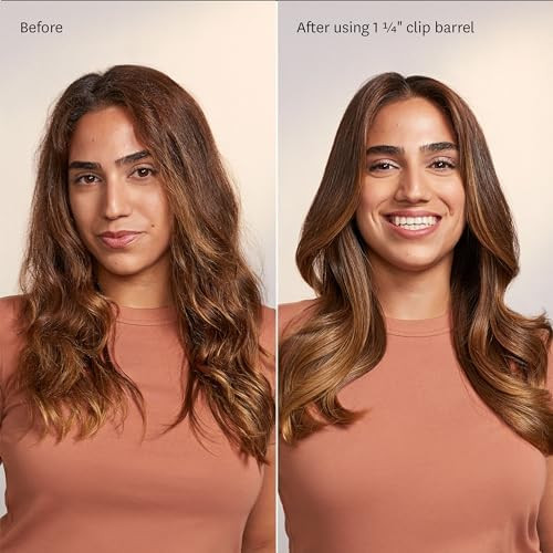 T3 Switch Kit Professional Ionic Interchangeable Curling Iron with 3 Ceramic Clip & Wand Long Barrels for Curling and Waving, 9 Adjustable Heat Settings and Ion Generator White and Rose Gold