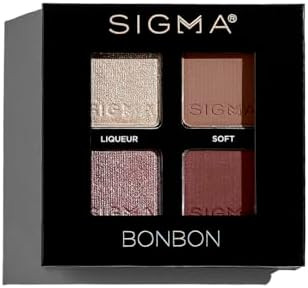 Sigma Beauty Eyeshadow Quad Makeup Eyeshadow Quad with a Buttery Soft Formula and Buildable Blendable Shades for a Flawless Eye Look Designed for All Day Wear