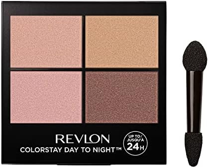 Revlon ColorStay Day to Night Eyeshadow Quad Longwear Shadow Palette with Transitional Shades and Buttery Soft Feel 0.16 Oz