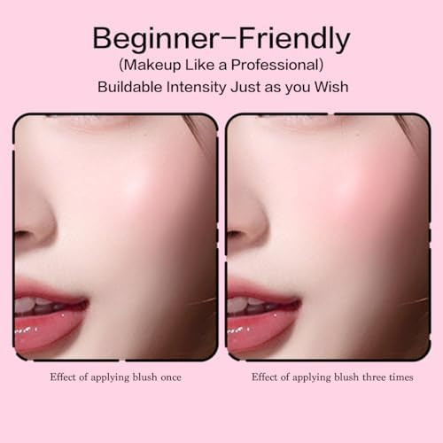 VEECCI Pudding Lip & Cheek Multi-Use Cream Heart Shaped Lip Gloss Natural Hydrating Glow Multi Use Dewy Balm