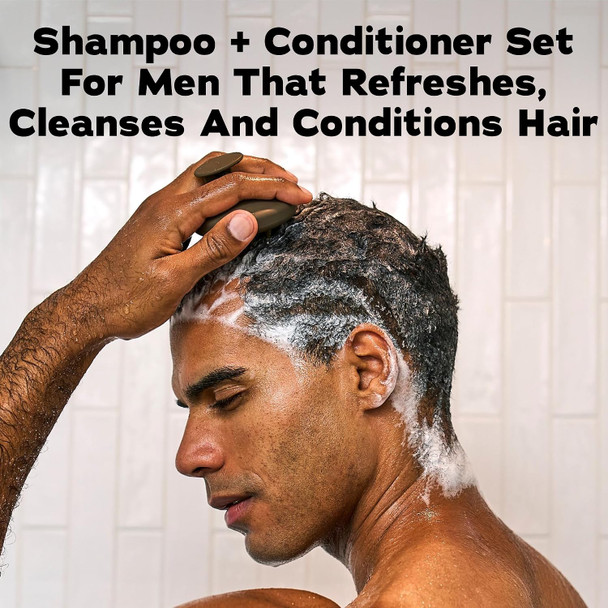 Dr. Squatch Men's Natural Shampoo and Conditioner Set  (11 fl oz, 2-Pack)
