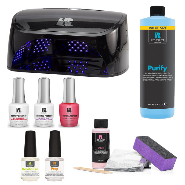 RC Red Carpet Manicure LED Nail Manicure Salon Light Bundle