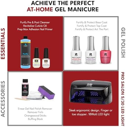 RC Red Carpet Manicure LED Nail Manicure Salon Light Bundle