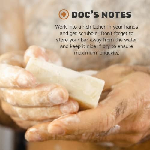 Dr. Squatch Natural Men’s Bar Soap - Cold Process Body Soap Bar with Natural Oils - Gifts for Men (5 oz, 5-Pack)