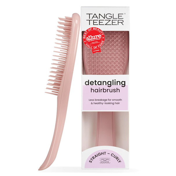 Tangle Teezer Ultimate Detangler Brush for Wet & Dry Hair, Eliminates Knots & Reduces Breakage for Straight to Wavy Hair Types - Size: Regular