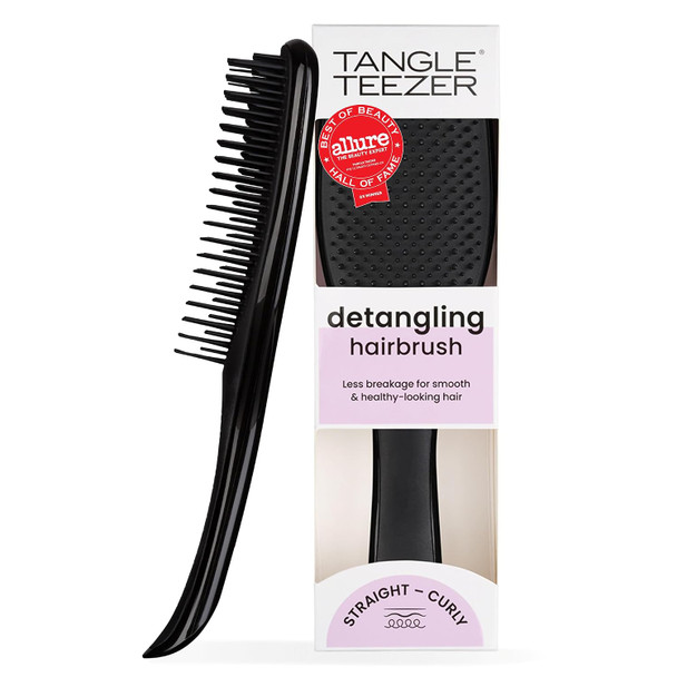 Tangle Teezer Ultimate Detangler Brush for Wet & Dry Hair, Eliminates Knots & Reduces Breakage for Straight to Wavy Hair Types - Size: Regular