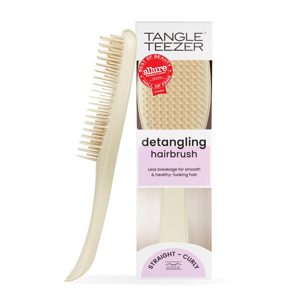 Tangle Teezer Ultimate Detangler Brush for Wet & Dry Hair, Eliminates Knots & Reduces Breakage for Straight to Wavy Hair Types - Size: Regular