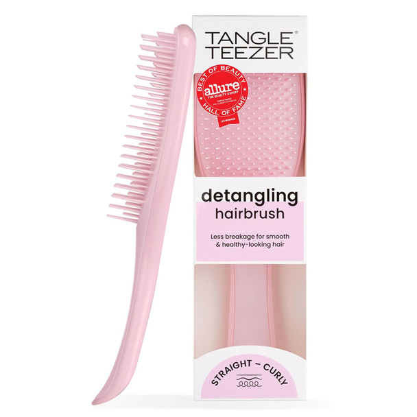 Tangle Teezer Ultimate Detangler Brush for Wet & Dry Hair, Eliminates Knots & Reduces Breakage for Straight to Wavy Hair Types - Size: Regular