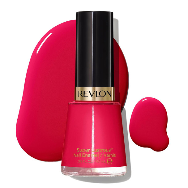 Revlon Nail Polish, Super Lustrous Nail Enamel Polish, Chip Resistant & Longwear Formula, High Shine Finish, 165 Romantique, 0.5 fl oz.