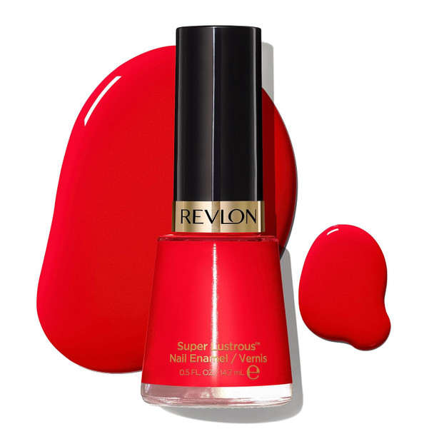 Revlon Nail Polish, Super Lustrous Nail Enamel Polish, Chip Resistant & Longwear Formula, High Shine Finish, 165 Romantique, 0.5 fl oz.