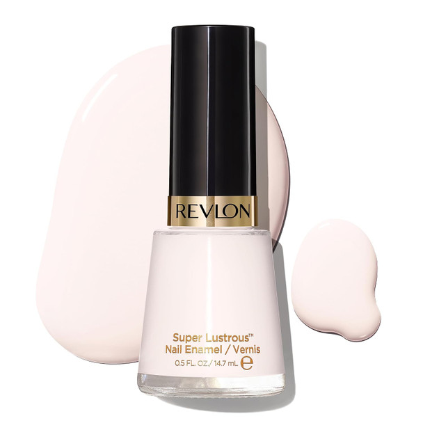 Revlon Nail Polish, Super Lustrous Nail Enamel Polish, Chip Resistant & Longwear Formula, High Shine Finish, 165 Romantique, 0.5 fl oz.
