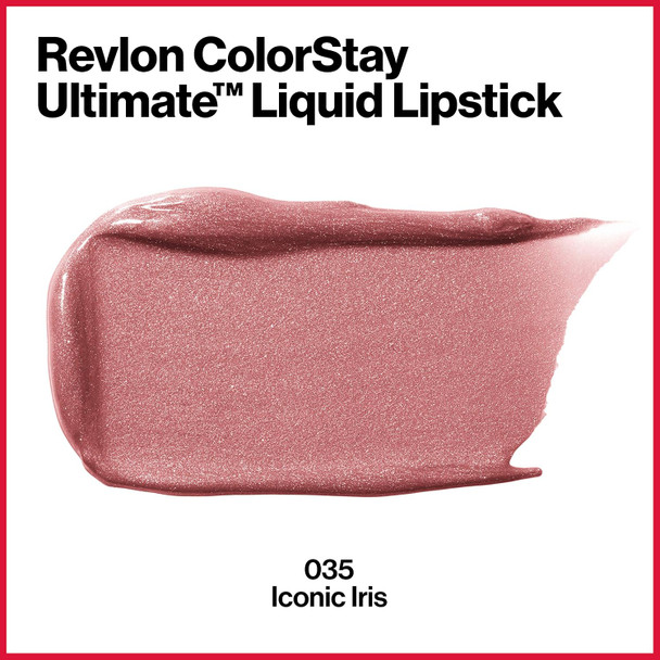 Revlon ColorStay Ultimate Liquid Lipstick, Longwear Rich Lip Colors, Wears for Up to 24 Hours, Satin Finish, 0.1 fl oz
