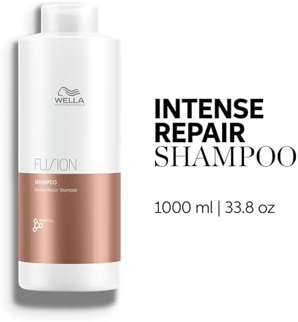 Wella Professionals Fusion Intense Repair Shampoo For Damaged Hair ,Hair Repair  Anti Hair Breakage