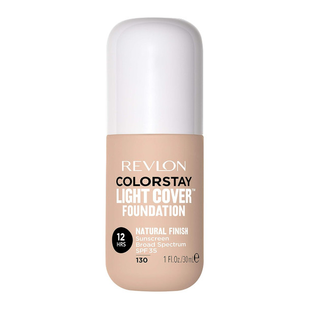 Revlon ColorStay Light Cover Liquid Foundation Hydrating Longwear Weightless Makeup with SPF 35 Light Medium Coverage for Blemish Dark Spots and  Uneven Skin 1 fl. Oz