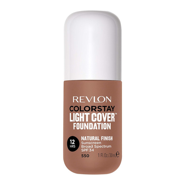 Revlon ColorStay Light Cover Liquid Foundation Hydrating Longwear Weightless Makeup with SPF 35 Light Medium Coverage for Blemish Dark Spots and  Uneven Skin 1 fl. Oz