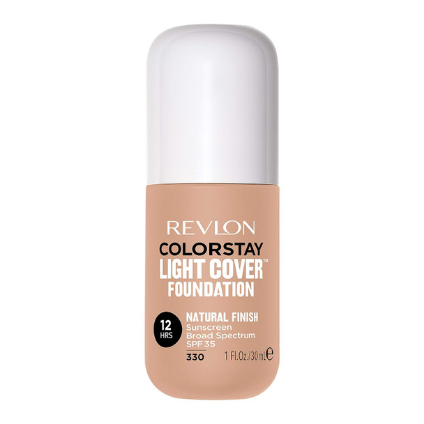 Revlon ColorStay Light Cover Liquid Foundation Hydrating Longwear Weightless Makeup with SPF 35 Light Medium Coverage for Blemish Dark Spots and  Uneven Skin 1 fl. Oz