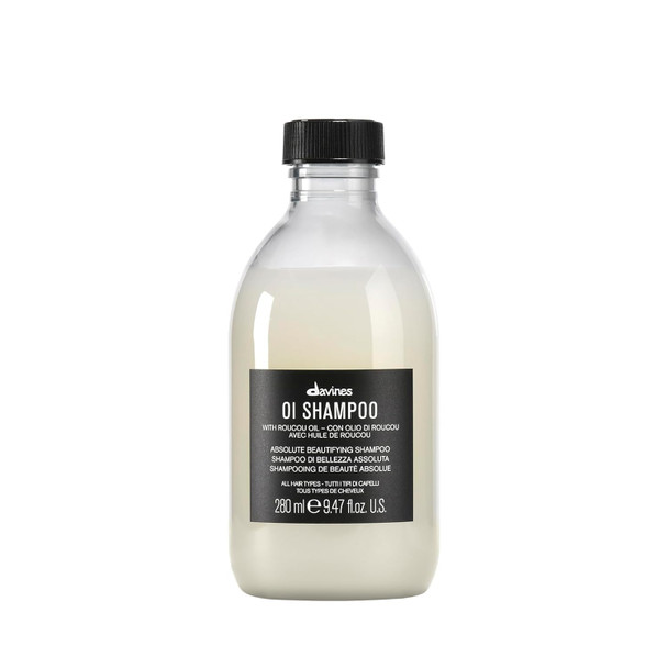 Davines OI Shampoo Milky Smooth Hydrating Cleanser for All Hair Types  Antioxidant Rich Formula with Roucou Oil for Extraordinary Shine Softness Volume & Protection