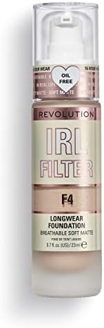 Revolution IRL Filter Longwear Foundation Soft and Breathable Formula Medium to Full Coverage Matte Finish   0.7 fl oz