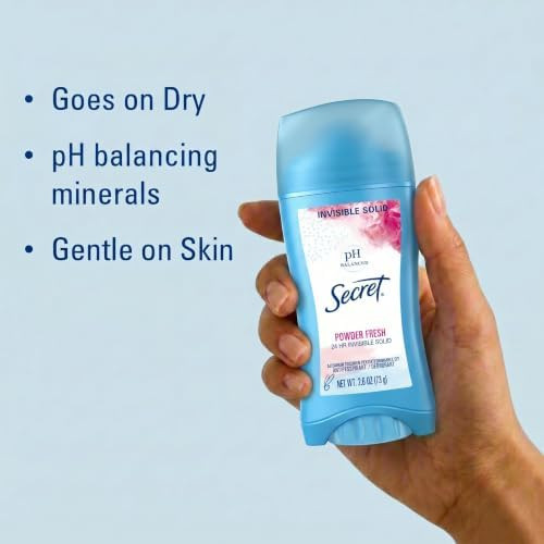 Secret Anti-Perspirant Deodorant Invisible Solid Twin Pack