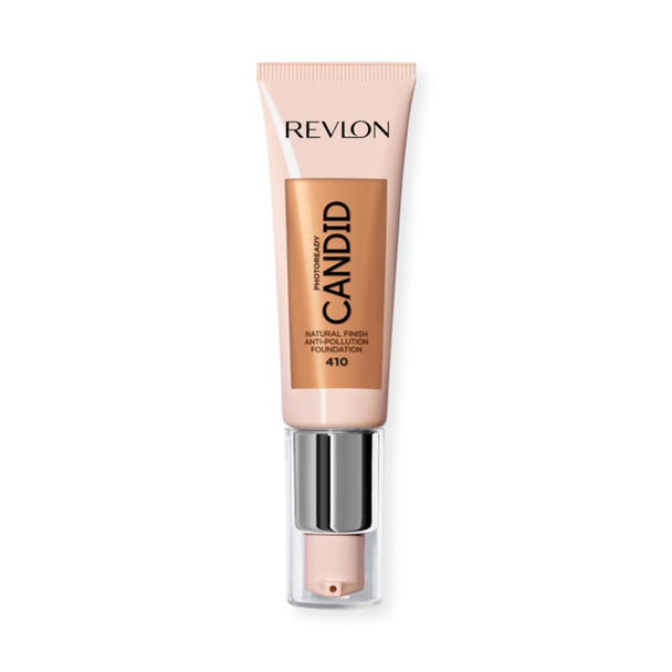 Revlon Liquid Foundation, Photo Ready Candid Face Makeup for Sensitive and Dry Skin, Longwear Sheer-Medium Coverage with Natural Glow Finish - 0.75 Oz