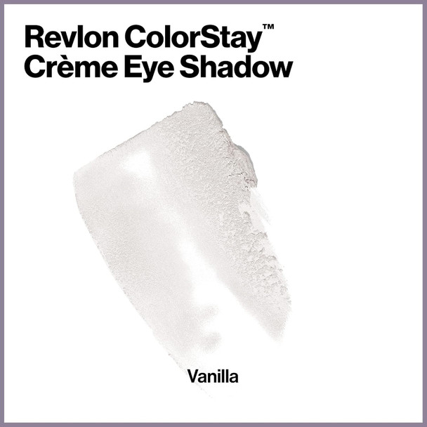 Revlon Crème Eyeshadow, ColorStay 24 Hour Eye Makeup, Highly Pigmented Cream Formula in Blendable Matte & Shimmer Finishes - 0.18 Oz