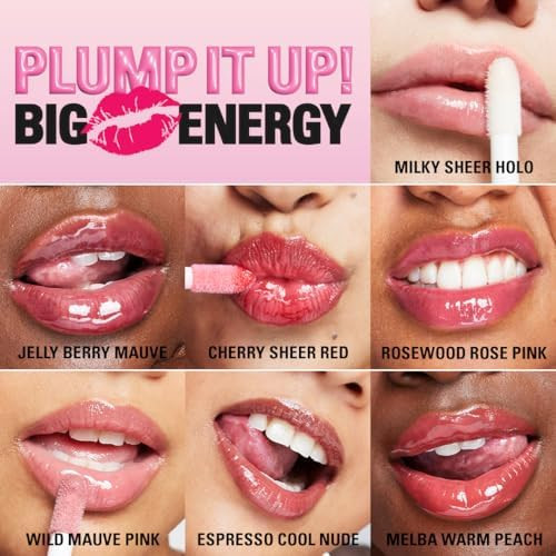 Revolution Pout Bomb Plumping Lip Gloss Buildable High Shine for Hydrating Plumping Finish Buildable Color Vegan and  Cruelty Free  Nude 0.15 fl oz