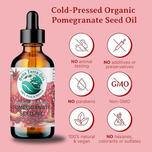 Bella Terra Oils - Organic Pomegranate Seed Oil - 16 oz