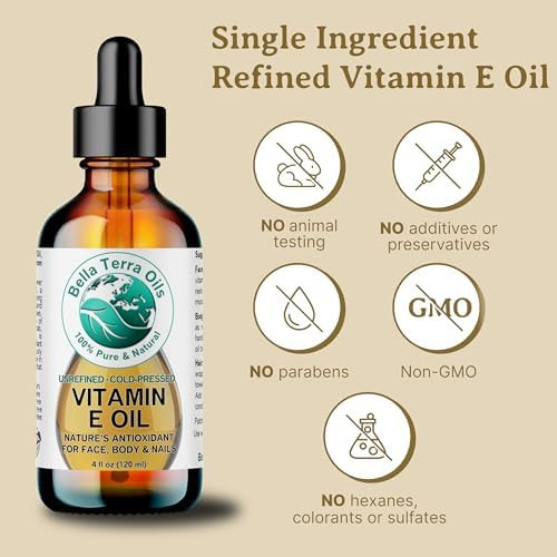 Bella Terra Oils Natural Vitamin E Oil