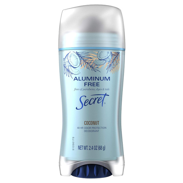 Secret Aluminum Free Deodorant for Women Coconut 2.4 oz