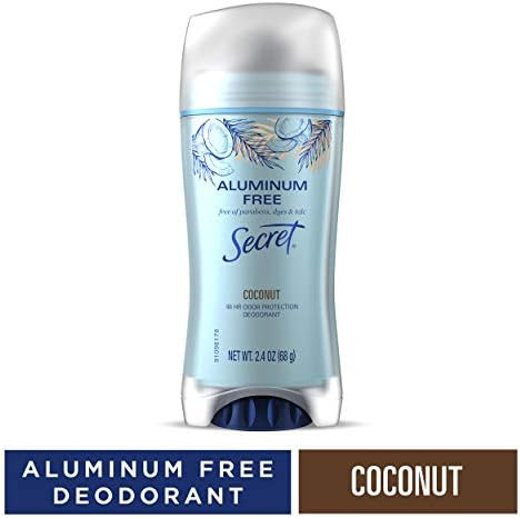 Secret Aluminum Free Deodorant for Women Coconut 2.4 oz