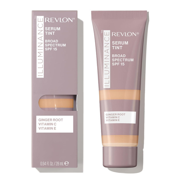 Revlon Illuminance Tinted Serum Triple Hyaluronic Acid Evens Out Skin Tone Over Time and Hydrates All Day SPF