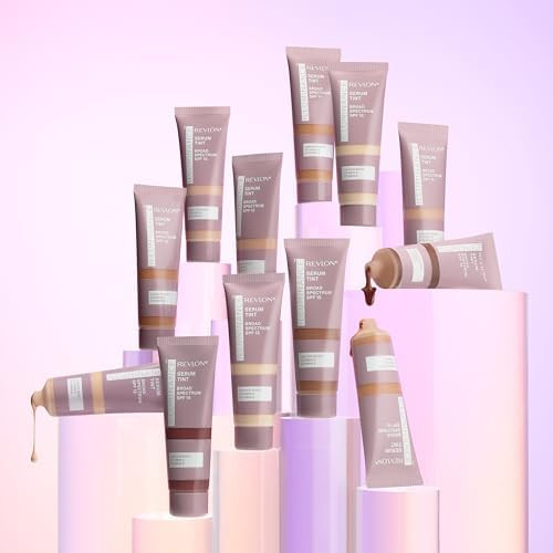 Revlon Illuminance Tinted Serum Triple Hyaluronic Acid Evens Out Skin Tone Over Time and Hydrates All Day SPF