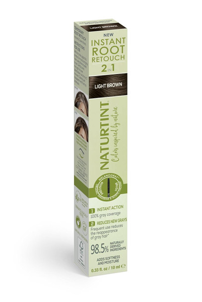 Naturtint Instant Root Retouch - 2-in-1 Gray Coverage, 0.33 fl oz
