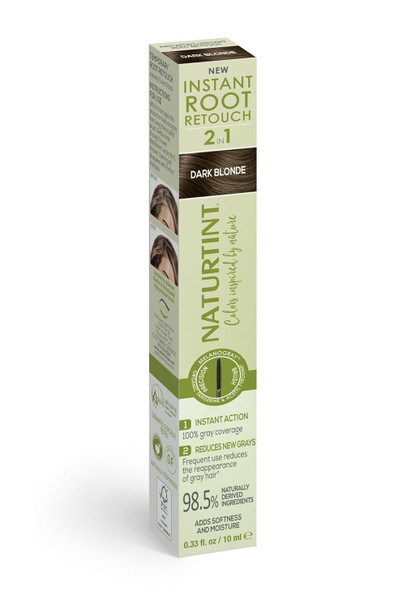 Naturtint Instant Root Retouch - 2-in-1 Gray Coverage, 0.33 fl oz